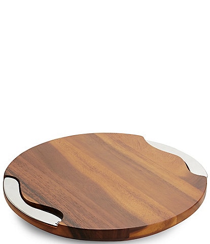 Nambe Cheese Block With Knife and Spreader