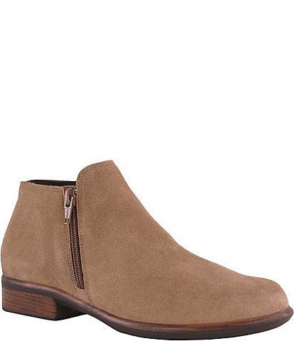 Naot Helm Suede Ankle Booties