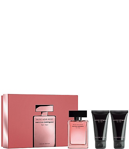Narciso Rodriguez for her Musc Noir Rose Eau de Parfum 3-Piece Gift Set