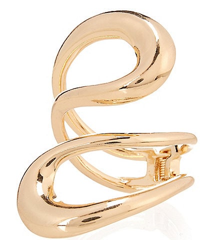 Natasha Accessories Metal Loop Cuff Bracelet