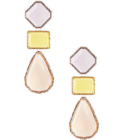 Natasha Accessories Mix Shape Linear Earrings