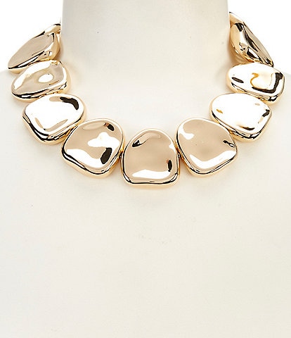 Natasha Accessories Step Stone Collar Necklace