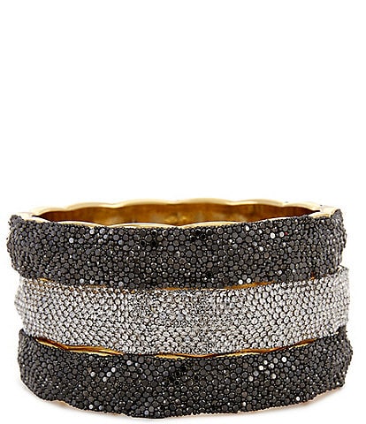 Natasha Accessories Stone Bangle Bracelet Set