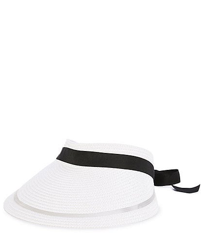 Natasha Accessories Tie Back Visor Hat
