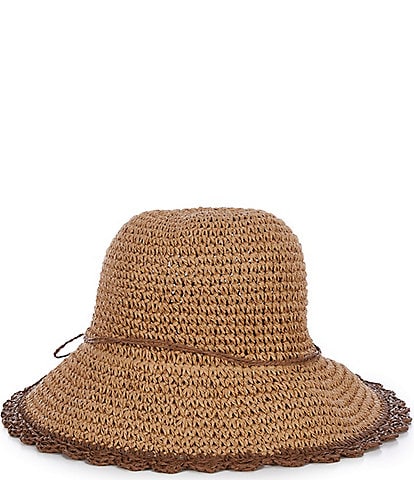 Natasha Accessories Wavy Edge Bucket Hat