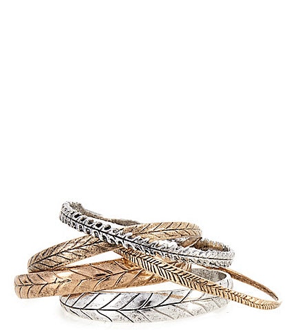 Natasha Accessories Western Bangle Bracelet Set