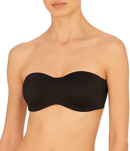 psbra Strapless Bandeau Bras with Clear Strap Convertible Multiway