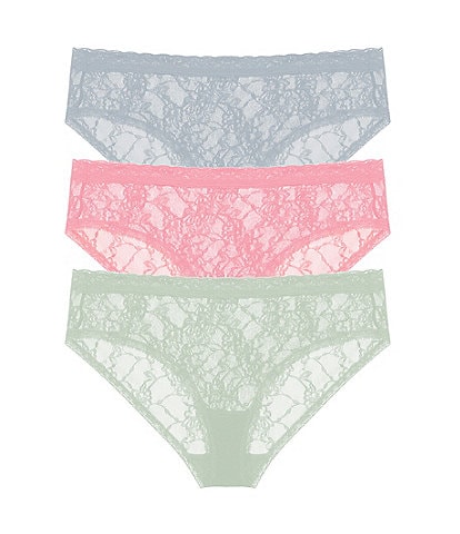 Natori Bliss Allure One Size Lace Full Brief 3-Pack 778303MP