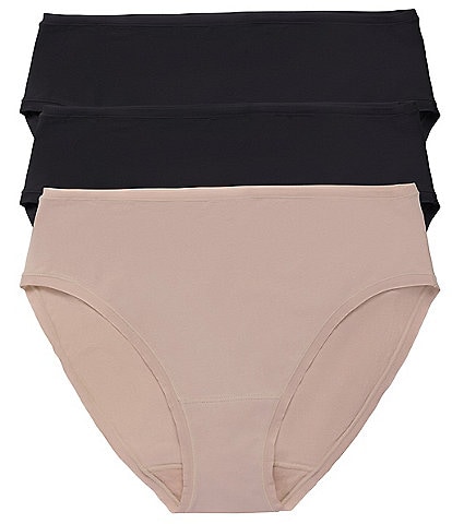 Natori Bliss Bare Cotton Hipster 3-Pack