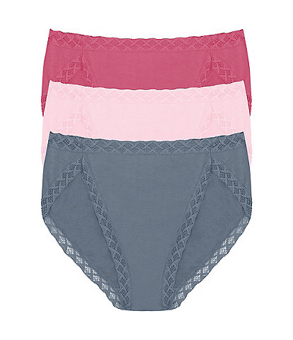 Natori Bliss Stretch French-Cut Brief Panty 3-Pack