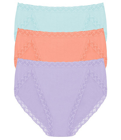 Natori Bliss Stretch French-Cut Brief Panty 3-Pack
