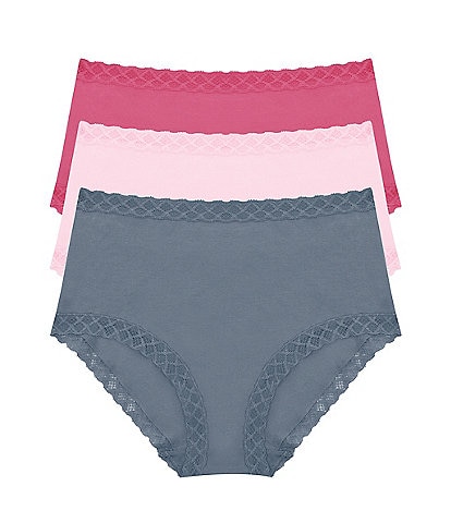 Natori Bliss Pima Cotton Brief Panty 3-Pack