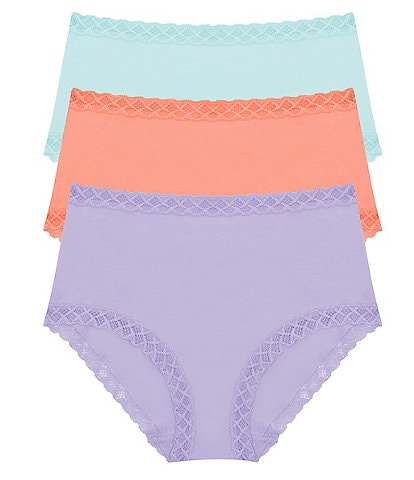 Natori Bliss Pima Cotton Brief Panty 3-Pack