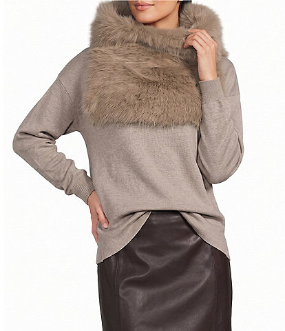 Natori Cozy Faux Fur Snood