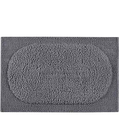Natori Infinity Collection Cotton Woven Border Bath Rug