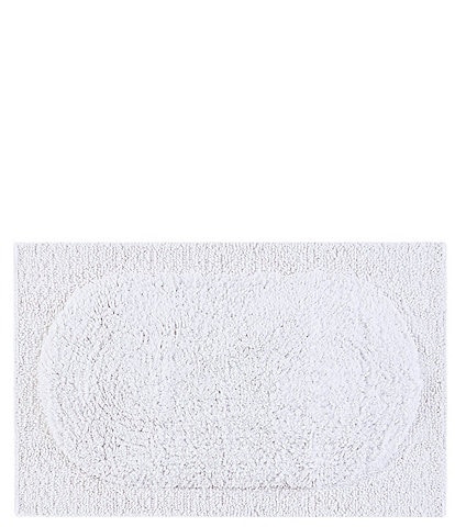 Natori Infinity Collection Cotton Woven Border Bath Rug
