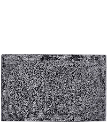 Natori Infinity Collection Cotton Woven Border Bath Rug