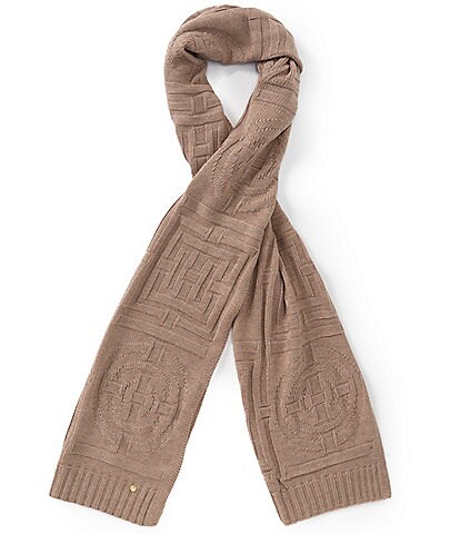Natori Luxe Infinity Jacquard Knit Scarf