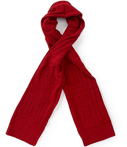 Natori Luxe Infinity Jacquard Knit Scarf