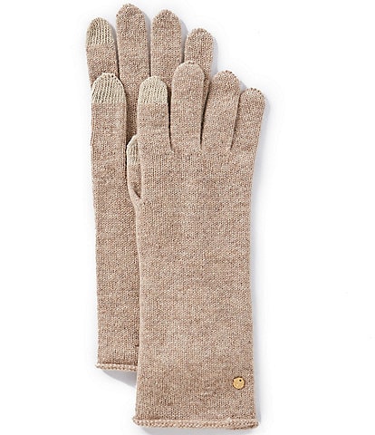 Natori Luxe Knit Wool Cashmere Blend Tech Touch Gloves