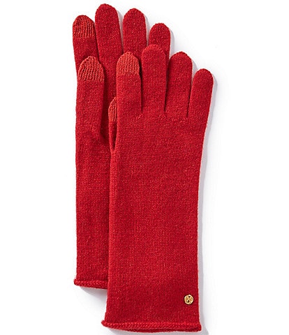 Natori Luxe Knit Wool Cashmere Blend Tech Touch Gloves