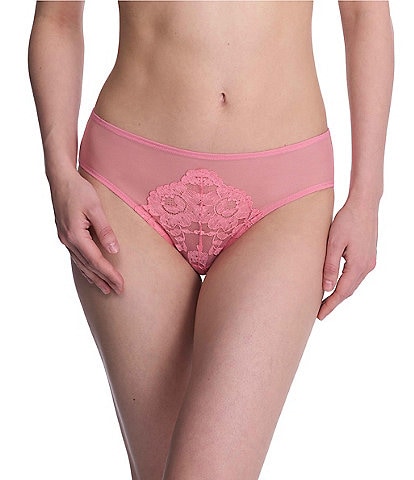 Natori Peony Mesh Lace Hipster Panty