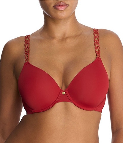 Natori Pure Luxe Seamless Full-Busted Underwire U-Back Contour T-Shirt Bra