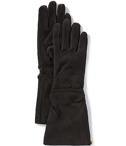 Natori Suede Silk Lined Gloves