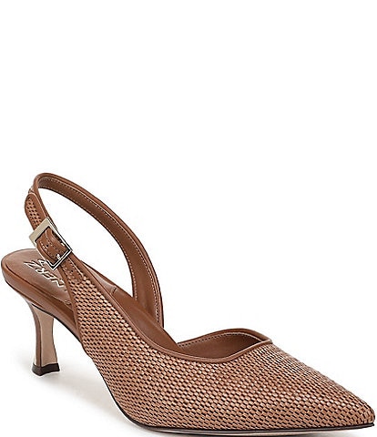 Naturalizer 27 Edit Felicia Raffia Slingback Pumps