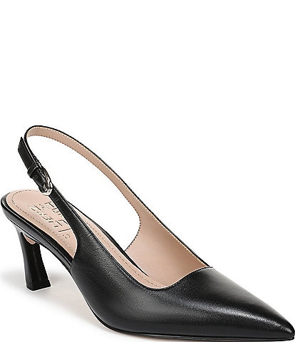 Naturalizer 27 EDIT Madison Leather Pointed Toe Slingback Pumps