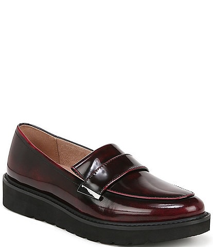 Naturalizer Adiline Patent Leather Slip-On Lightweight Wedge Loafers