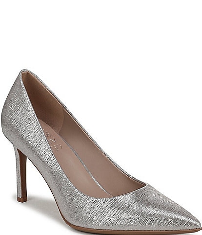 Naturalizer Anna Textured Metallic Pointed Toe Pumps