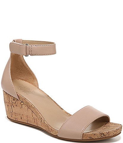 Naturalizer Areda Ankle Strap Wedge Sandals