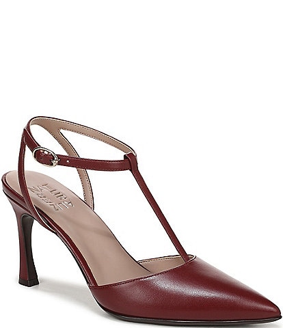 Naturalizer Astrid Leather T-Strap Dress Pumps