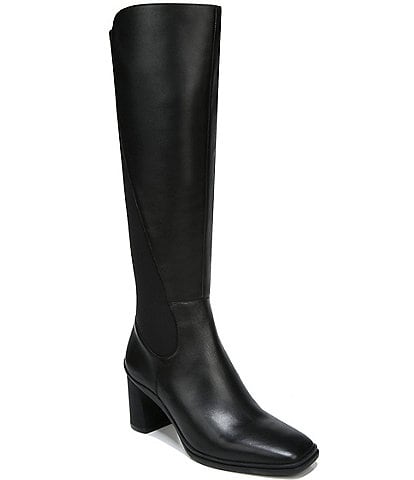 Naturalizer Axel 2 Weatherproof Leather Block Heel Tall Boots