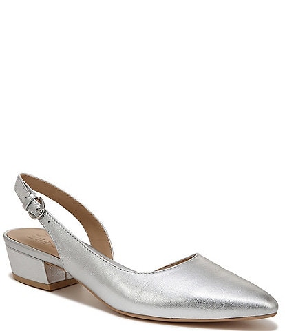 Naturalizer Banks Leather Slingback D'Orsay Dress Pumps