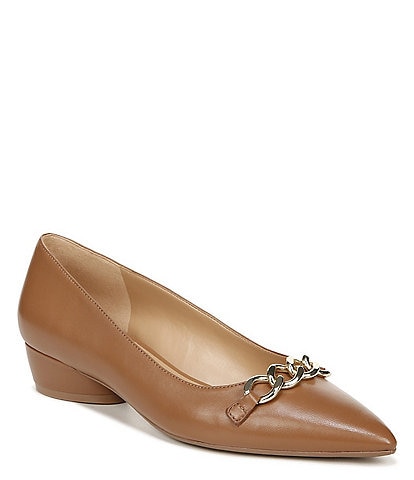Naturalizer Becca Chain Detail Leather Pumps