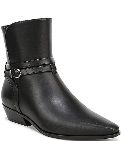Naturalizer Boden Leather Double Strap Snip Toe Ankle Booties