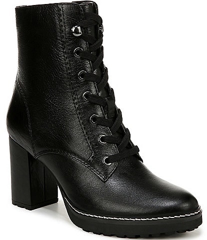 Naturalizer Callie Lace Up Leather Booties