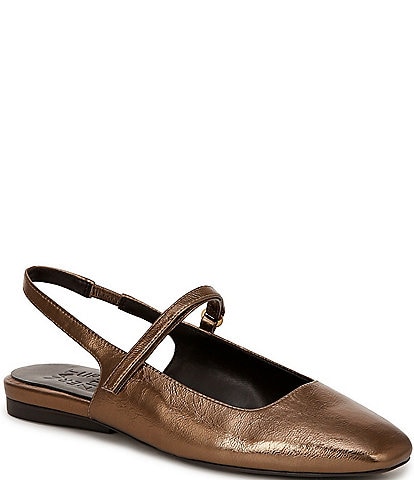 Naturalizer Connie Leather Slingback Mary Jane Ballet Flats