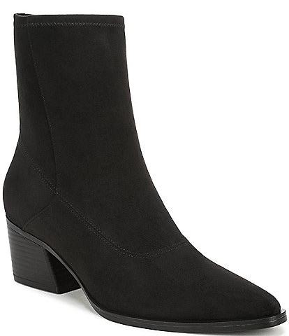 Naturalizer Dean Suede Point Toe Stretch Ankle Booties