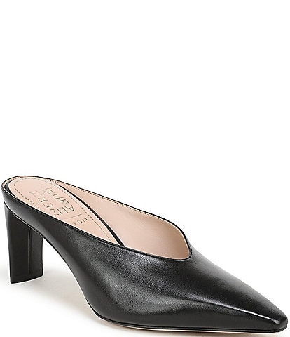 Naturalizer Emerson Leather Snip Toe Dress Mules