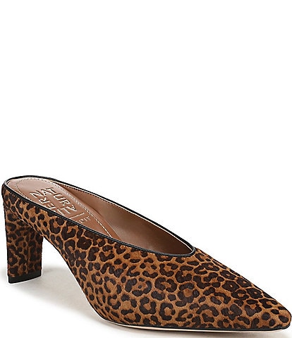 Naturalizer Emerson Leopard Print Snip Toe Dress Mules