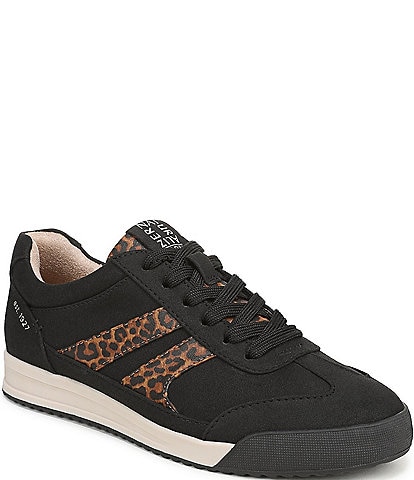 Naturalizer Garnet Leopard Print Accent Lace Up Sneakers