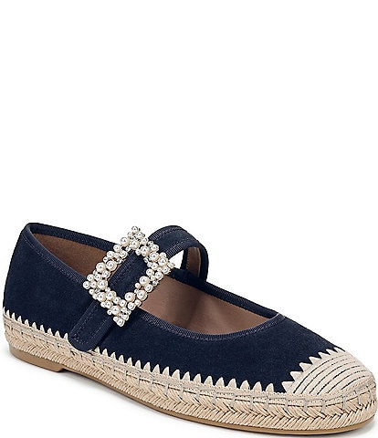 Naturalizer Java Suede Mary Jane Espadrille Flats