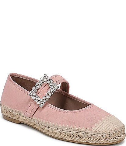 Naturalizer Java Suede Mary Jane Espadrille Flats