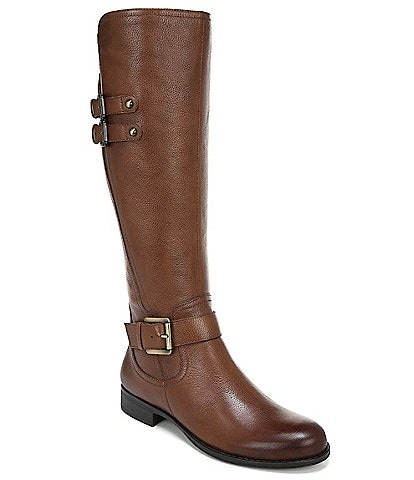 Naturalizer Jessie Tall Leather Buckle Riding Boots