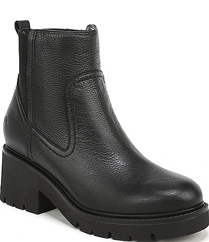 Naturalizer Juni Water Repellent Leather Booties