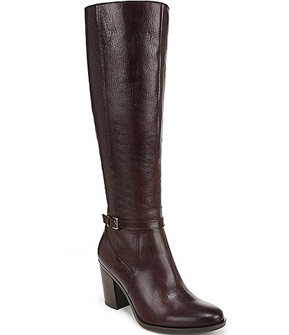 Dillards burgundy boots hotsell