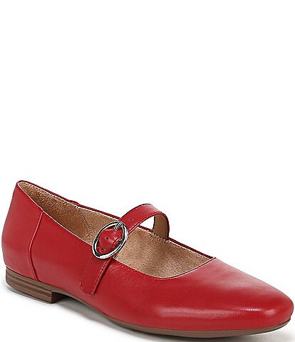 Naturalizer Kelly Leather Mary Jane Flats